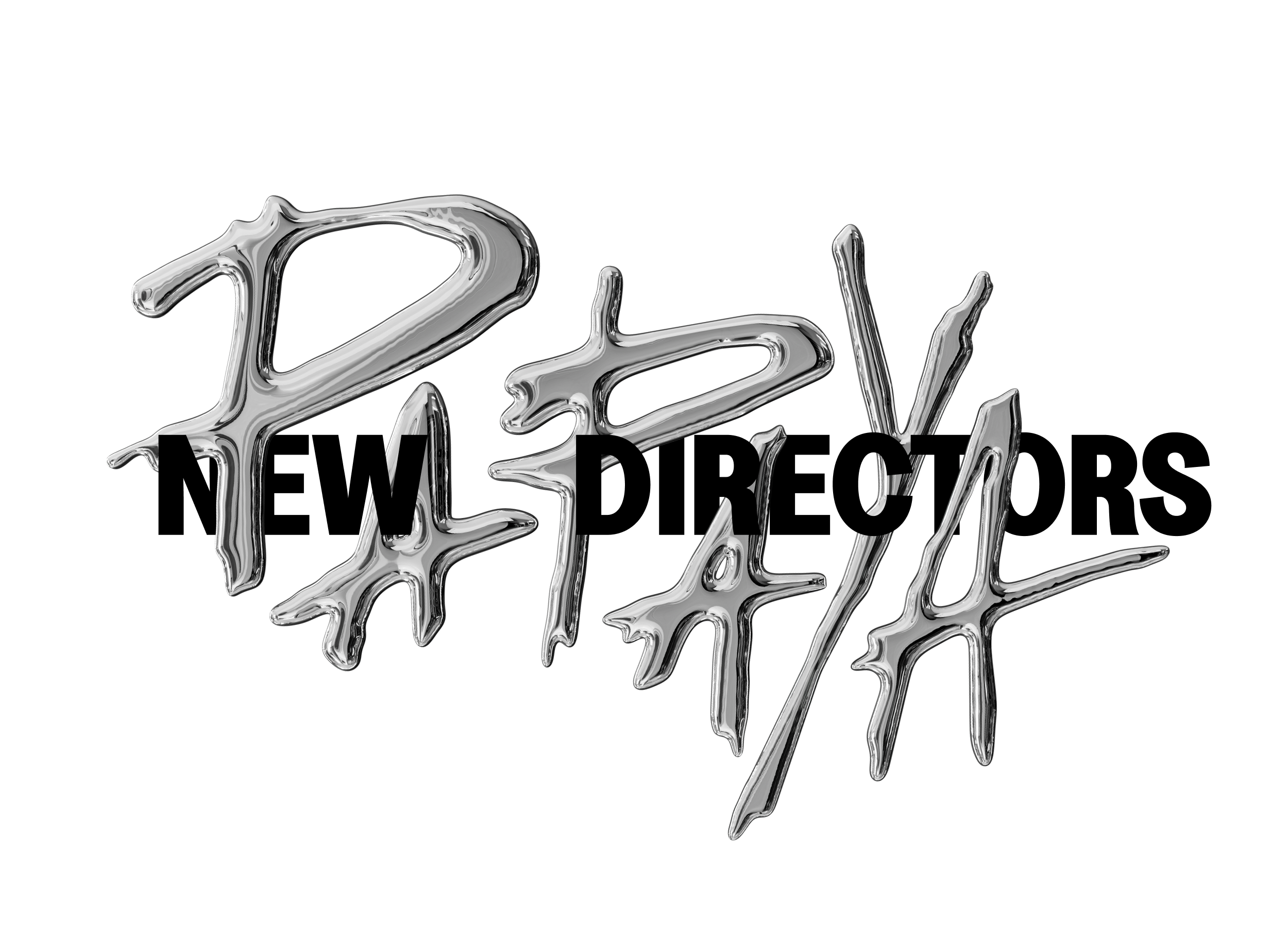 Chrome Papaya wordmark with text reading 'New Directors'  overlaid